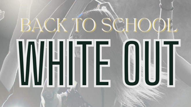 BACK TO SCHOOL WHITE OUT