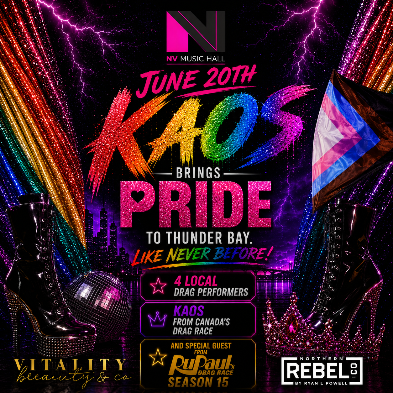 KAOS BRINGS PRIDE TO THUNDER BAY: OUT OF THIS WORLD